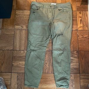 Abound Olive Jeans
